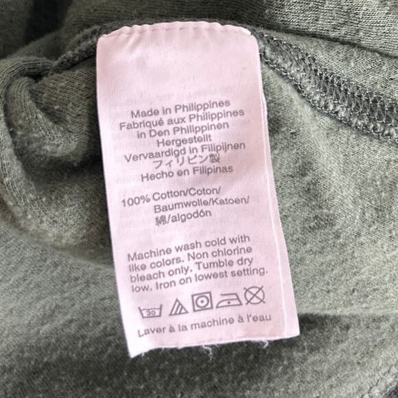 J.Crew Men's Olive Green Henley Long Sleeve Button Pullover Tee Shirt Top Size L - Picture 4 of 4